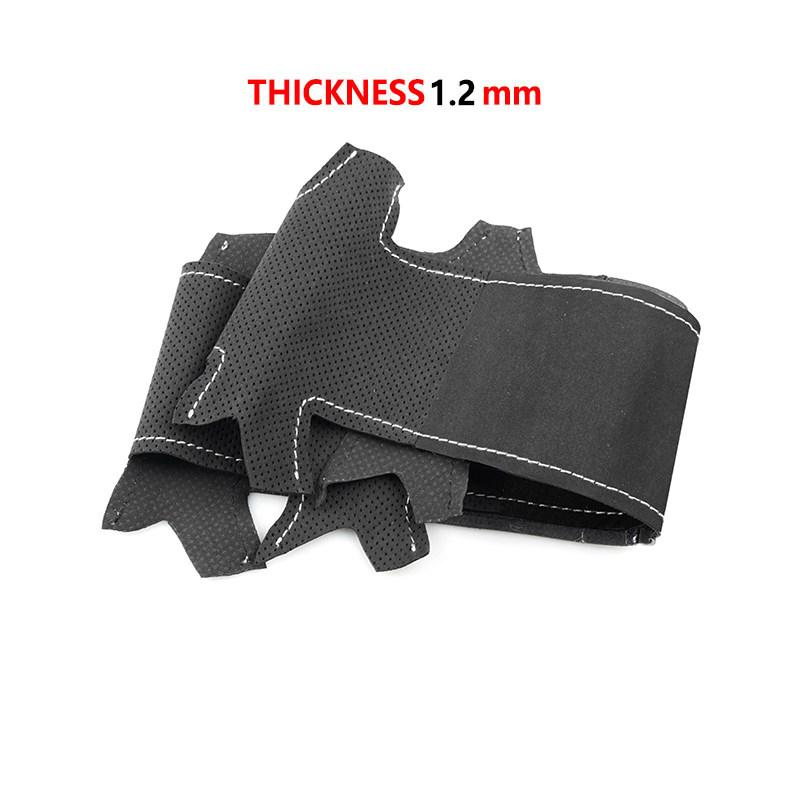 Zamszowa skórzana osłona kierownicy samochodu tapicerka dla BMW M Sport E81 E82 E87 E88 E90 E91 E92 E93 2006-2011 X1 E84 2011 2012 2013