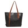2024 Y2K Retro Women's Large Capacity Oil Leather Tote Shoulder Bag