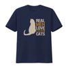 Katzenpapa T-Shirt Besitzer Bengal Echte Männer Lieben Katzen vintage Gewaschen Designer-Kleidung Stilvoll homme Lässig Atmungsaktiv Unisex