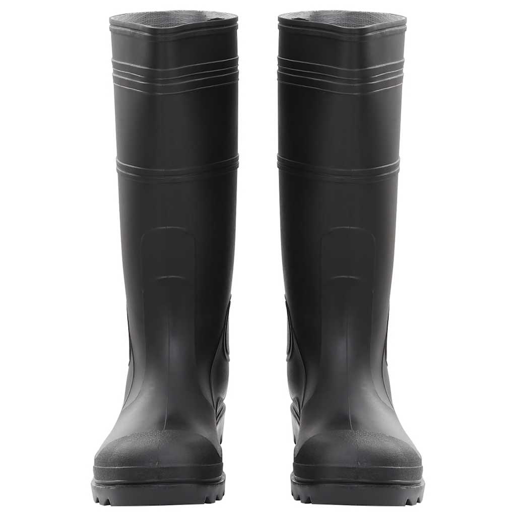 Vidaxl Kalosze, Czarne, Rozmiar 46, Pvc