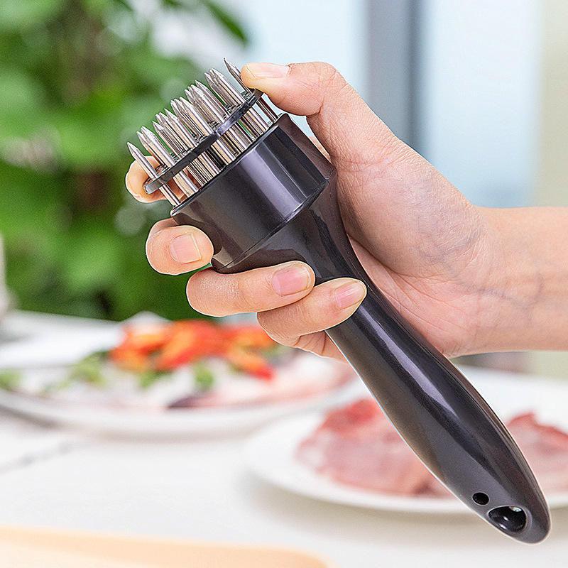 Nerezová ocel Tenderizer na maso Ruční děrovací kladivo Steak Nástroj pro domácnost Kladivo na maso Vaření Masné nástroje Kuchyňské doplňky