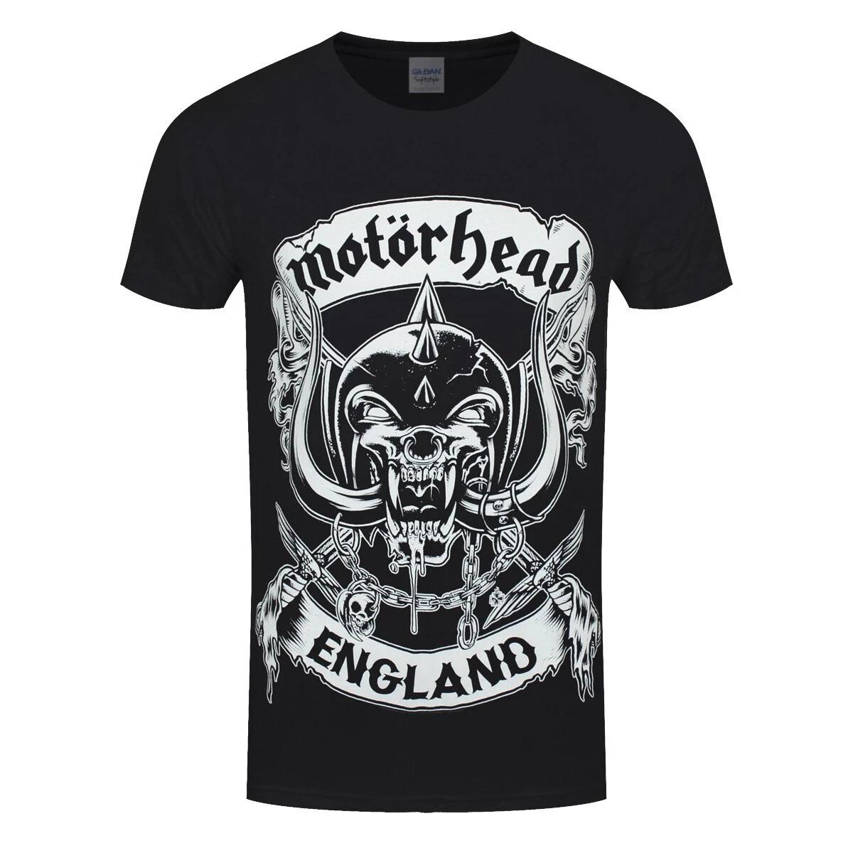 Motorhead T-Shirt England Crest Rock Band Official Black New L