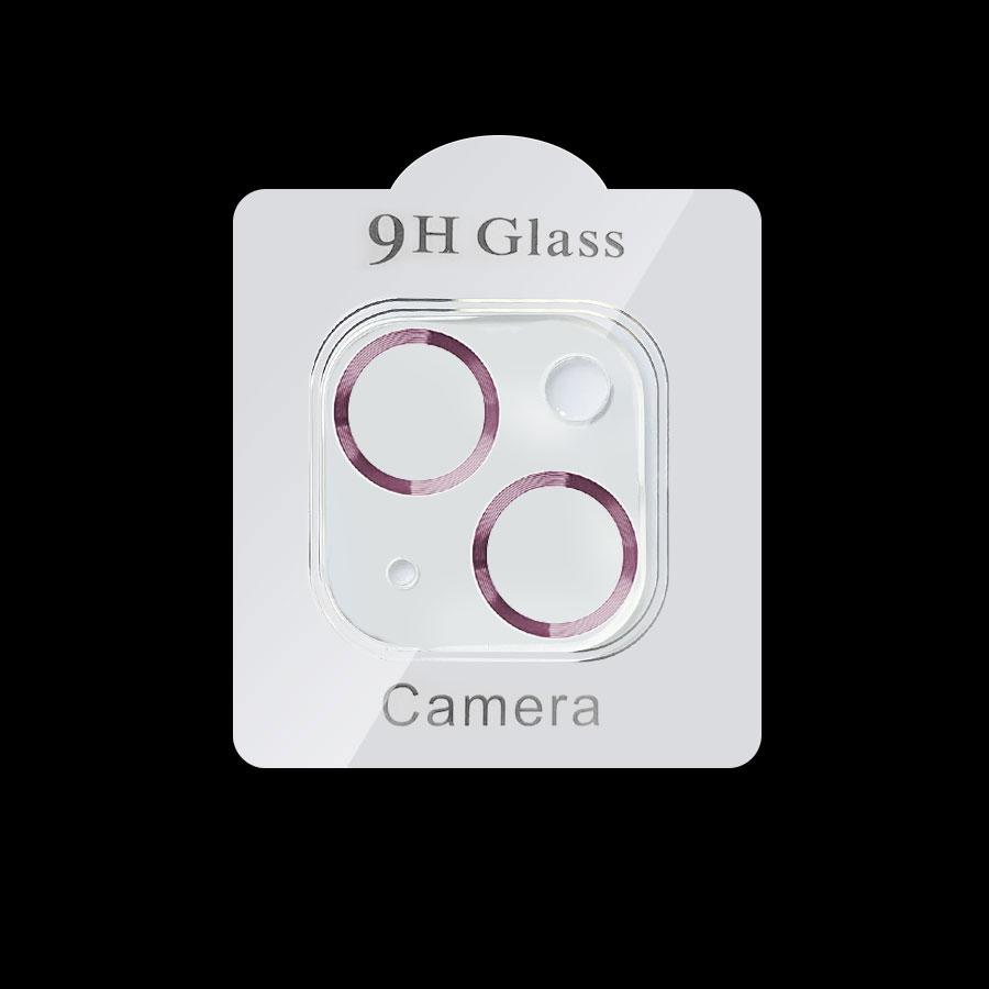 For iPhone 14 15 Pro Max / 14 15 Plus Rear Camera Lens Tempered Glass + Metal Protector Ring