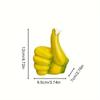 Handmade Banana Thumb Up Gesture Statue Banana Hand Gesture Statue  Back to School Season