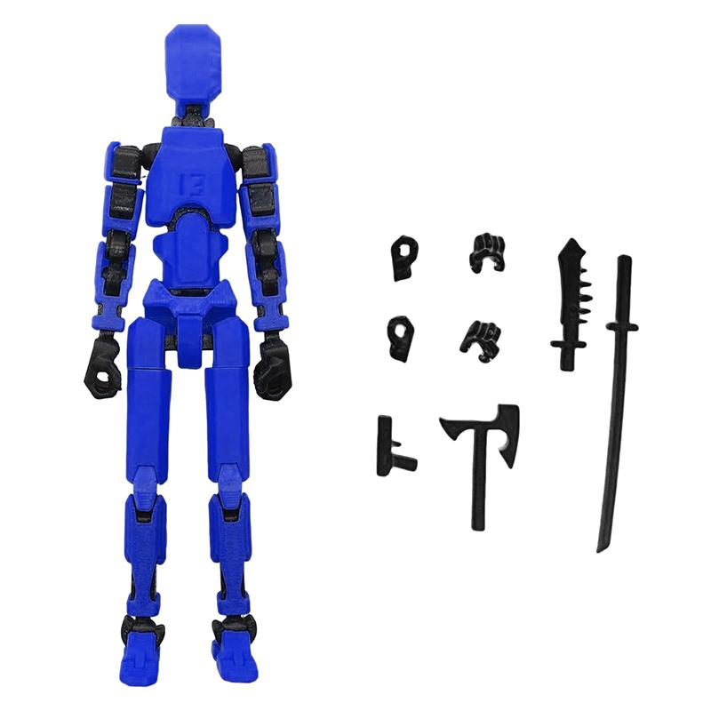 Multi-Jointed Movable Shapeshift Robot 2.0 3D Printed Mannequin Dummy 13 Action