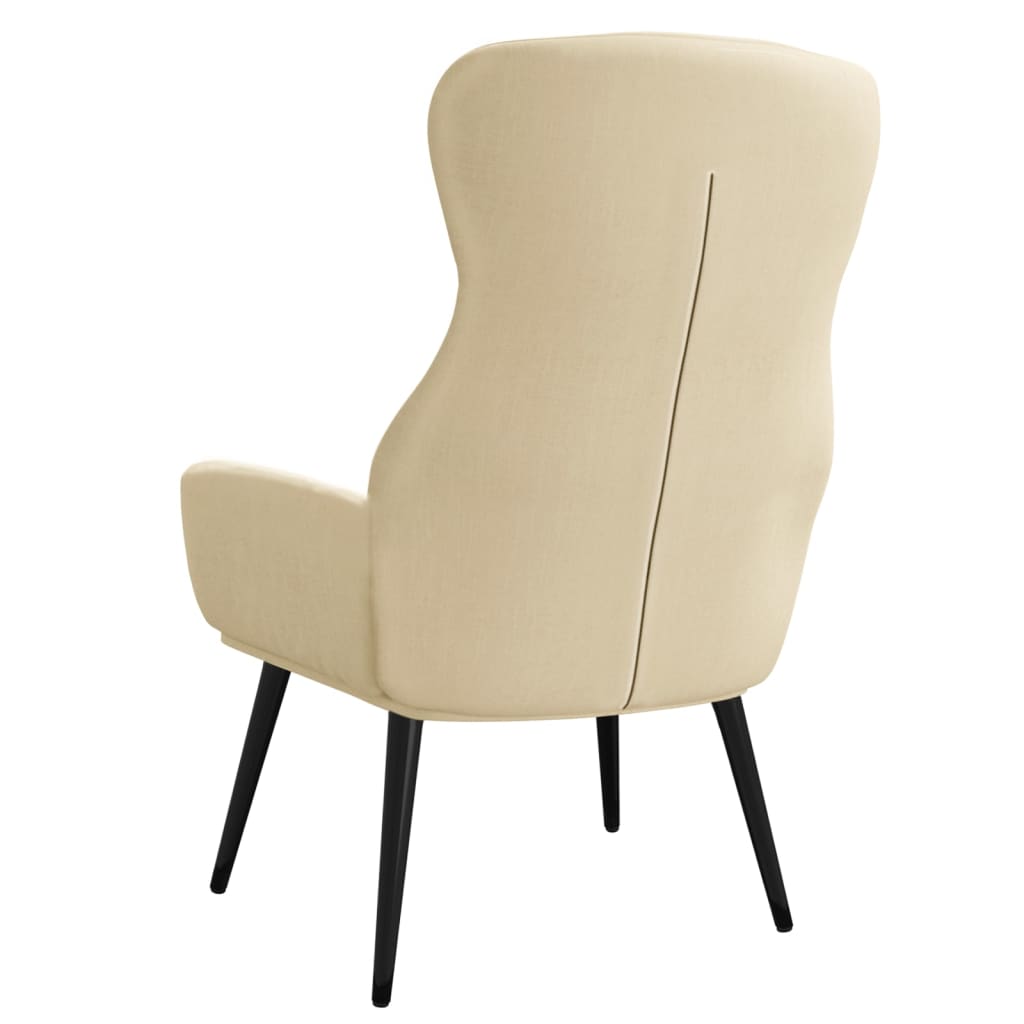 Relax Armchair Cream Fabric