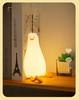 Duck Night Light: Children's Silicone Rechargeable Bedside Lamp