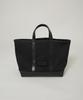 Nano Universe NJCLUB Men's Canvas and Leather Tote Bag F 010 Black 668-5232212