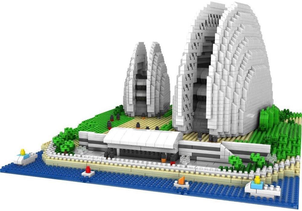 Pzx Small Blocks World Architecture Sydney Opera House Big Ben Construction Blocks Juguetes For Boy Toys Girl Present Christmas