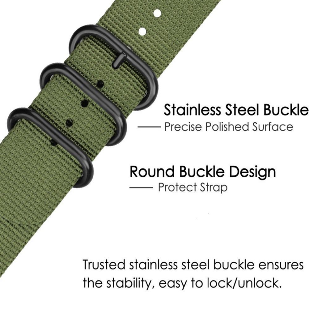 24 mm Nylon-Uhrenarmband für Suunto 9 7 Baro/Suunto D5 Spartan Sport Wrist HR/Baro Sport-Ersatzarmband