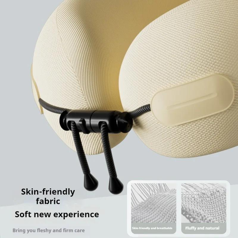 Memory Foam U-shaped Pillow Is Foldable, Perfect for Office and Travel Use As A U-shaped Memory Foam Neck Pillow.