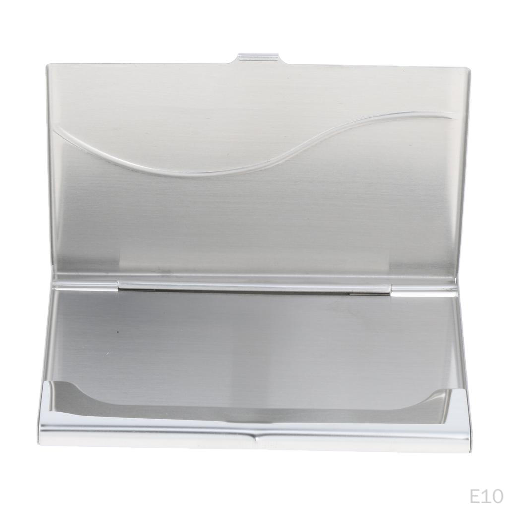 stainless steel Holders women men metal business card case