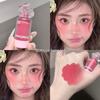 SHAQINUO Korean-Style Silky Liquid Blush & Eyeshadow for a Natural, Low-Saturation Complexion.