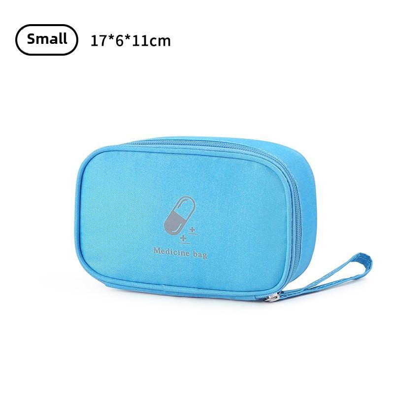 Portable First Aid Bag - Large Capacity Medicine Storage Case for Home Emergency & Travel