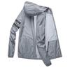 Zomer IJs Zijde Zonbeschermingskleding Trend Heren Ultradunne Capuchon Windjack Losse Sweatjack Zonbeschermingskleding