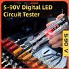 6V 12V 24V Car Truck Voltage Circuit Tester Digital LED Probe Test Pen Auto Diagnostic Repair Tool with Measuring Function