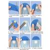 5 Pairs Shoe Soles Repair Replacement Shock-absorbing Slip Resistant Cut Freely Easy to Use Rubber Shoe Out Soles