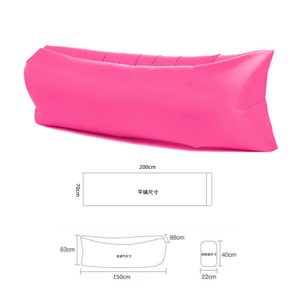 

Inflatable Sofa Cushion Camping Air Tent Bed Sleeping Bag Lazy Beach Air Mattress Folding Lounger Chair Garden Outdoor Furniture