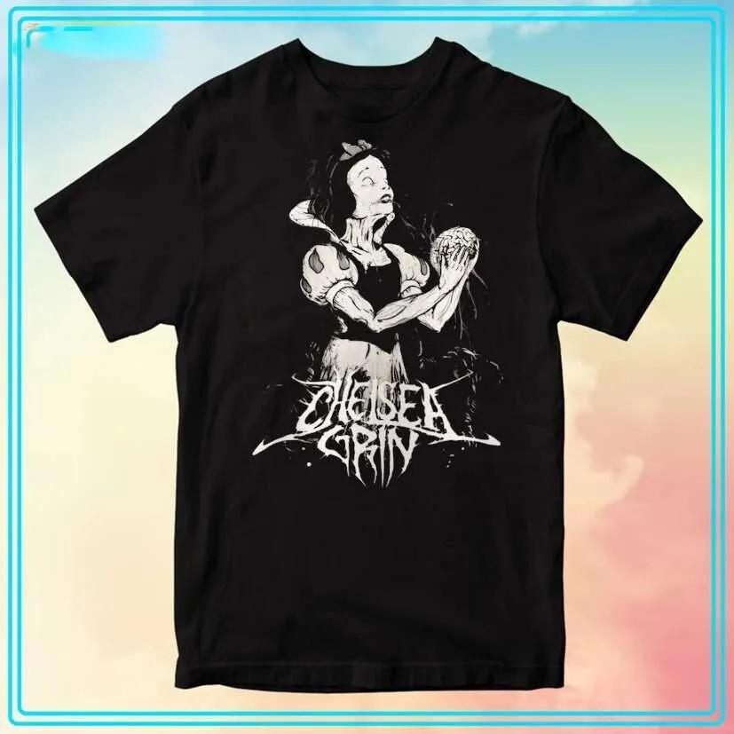 Unisex Short Sleeve Crew Neck Cotton T Shirt Chelsea Grin Snow White Dont Ask Dont Tell S