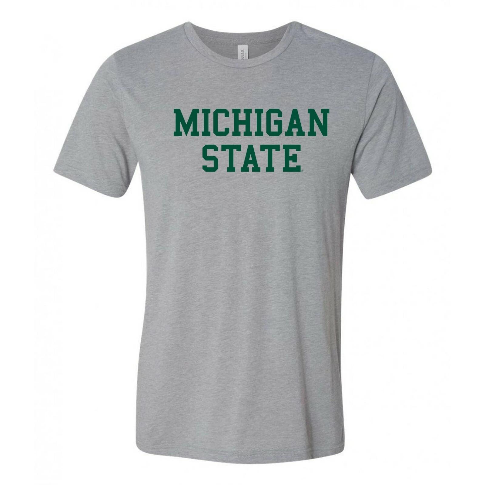 Michigan State Spartans Basic Block Triblend T-Shirt S