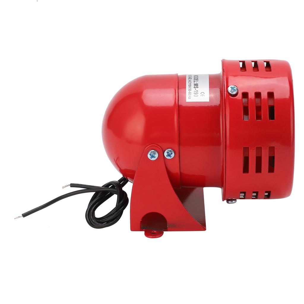BERM Motor Alarm Metal Shell Fire Siren Electrical Guard Against Theft AC110V MS?190