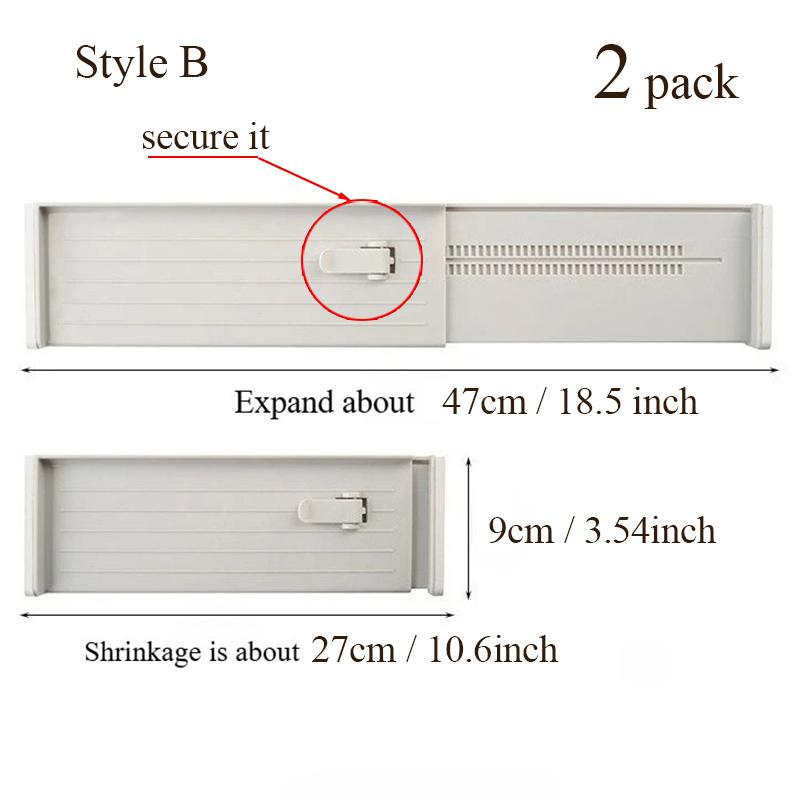 Adjustable Drawer Divider Organizer Expandable Separators For Clothes Underwear Socks Kitchen Utensils Storage Partition Board S