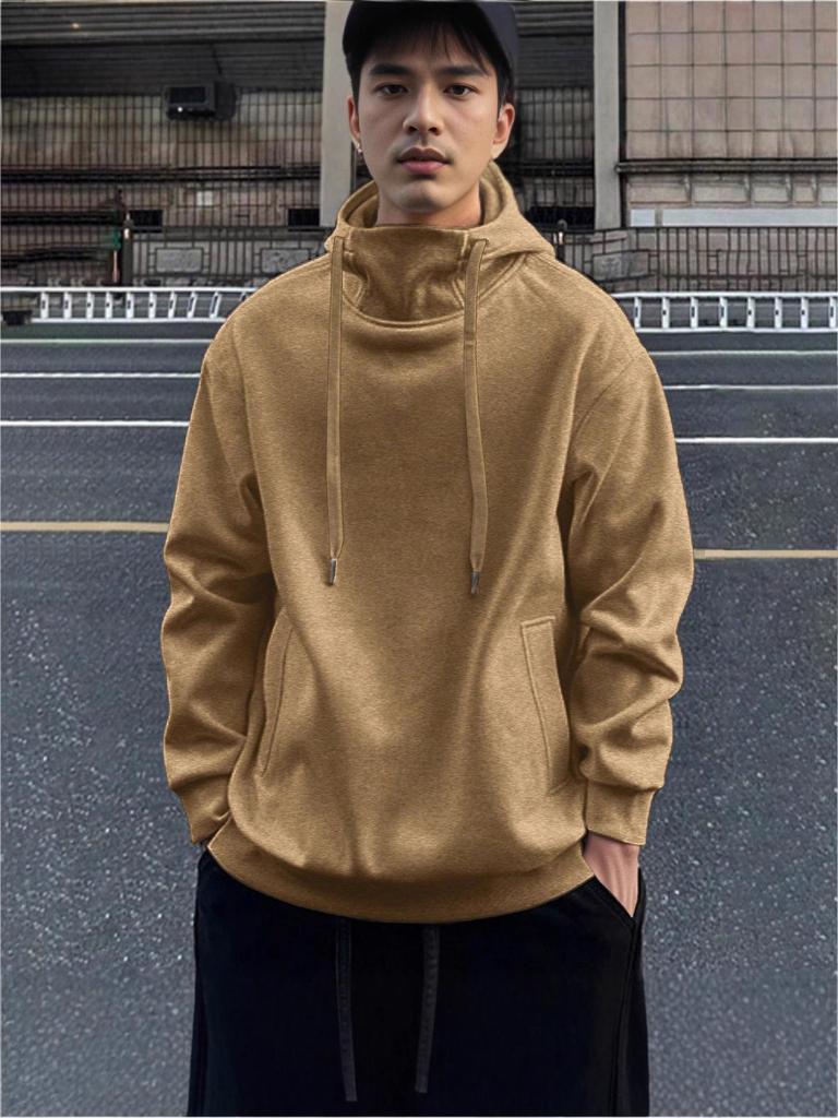 New Casual Hooded Sweatshirt Jacket for Autumn & Winter