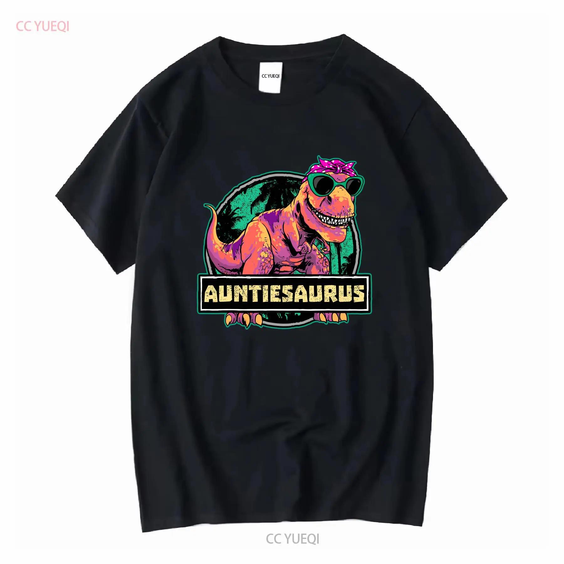 Auntiesaurus T Shirt rex Auntie Saurus Dinosaur Women Aunt long or short sleeves vintage Washed Stylish Breathable S разноцветный
