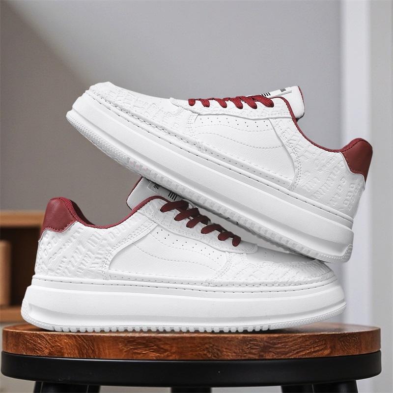 New Men's Classic Four Seasons Fashion Low Top Thick Sole Skateboarding Shoes Comfortable Soft Sole Basketball  Sneakers