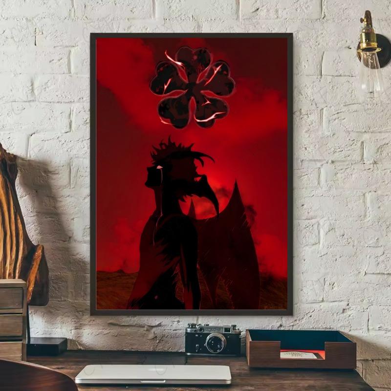 Anime Black Clover Poster HD art sticky wall waterproof home living room bedroom bar aesthetic decoration