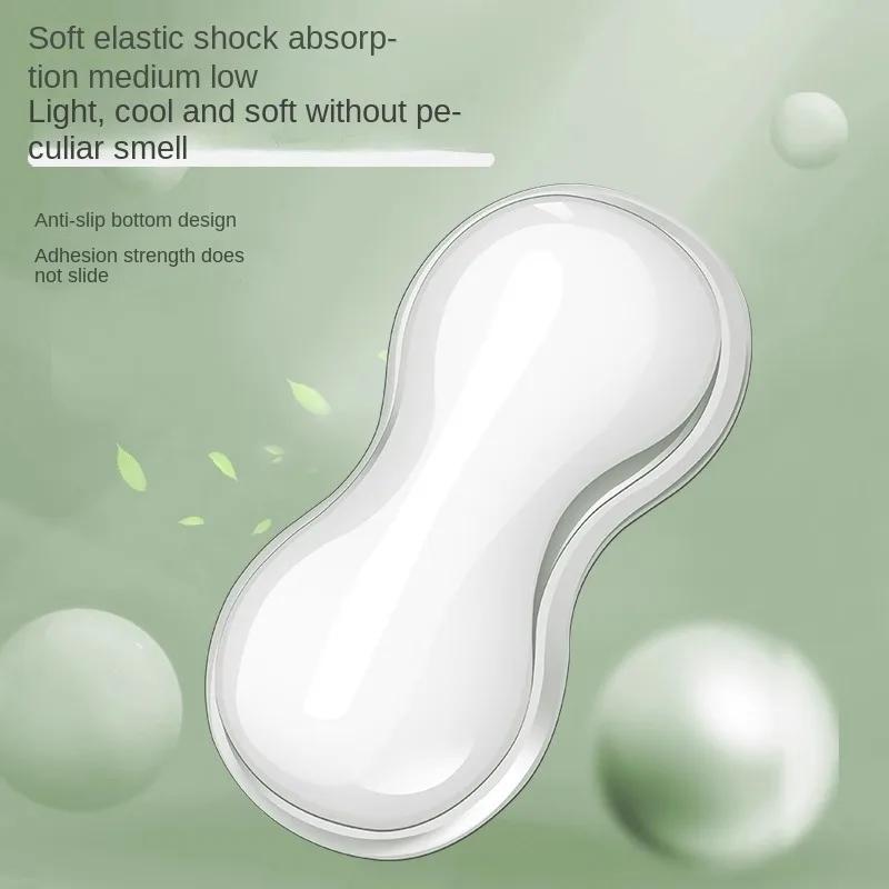 Ergonomic Mouse Pad Wrist Antislip Silicone Transparent Wrist Brace Support Mat Memory Wrist Pad Computer Laptop Keyboard Mat