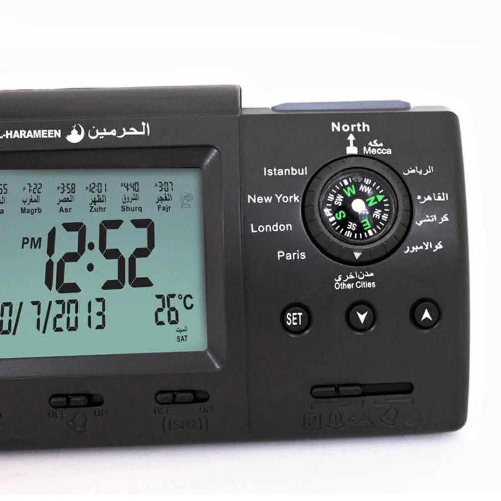 Multi-purpose Automatic Digital Clock Hijir Calendar Tabletop Muslim Clock Istanbul