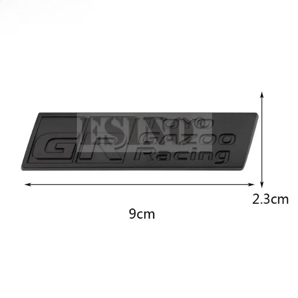 1 Peça Estilo de Carro Gazoo Racing GR 3D Grade Frontal de Carro Emblema de Liga de Zinco Adesivo Emblema de Metal Decalque para Supra AE86 GT86 Corolla
