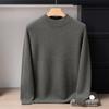 Baby Feeling Small Cashmere 7 Stitches Double Strand Thickened Semi-turtleneck 100 Pure Cashmere Sweater