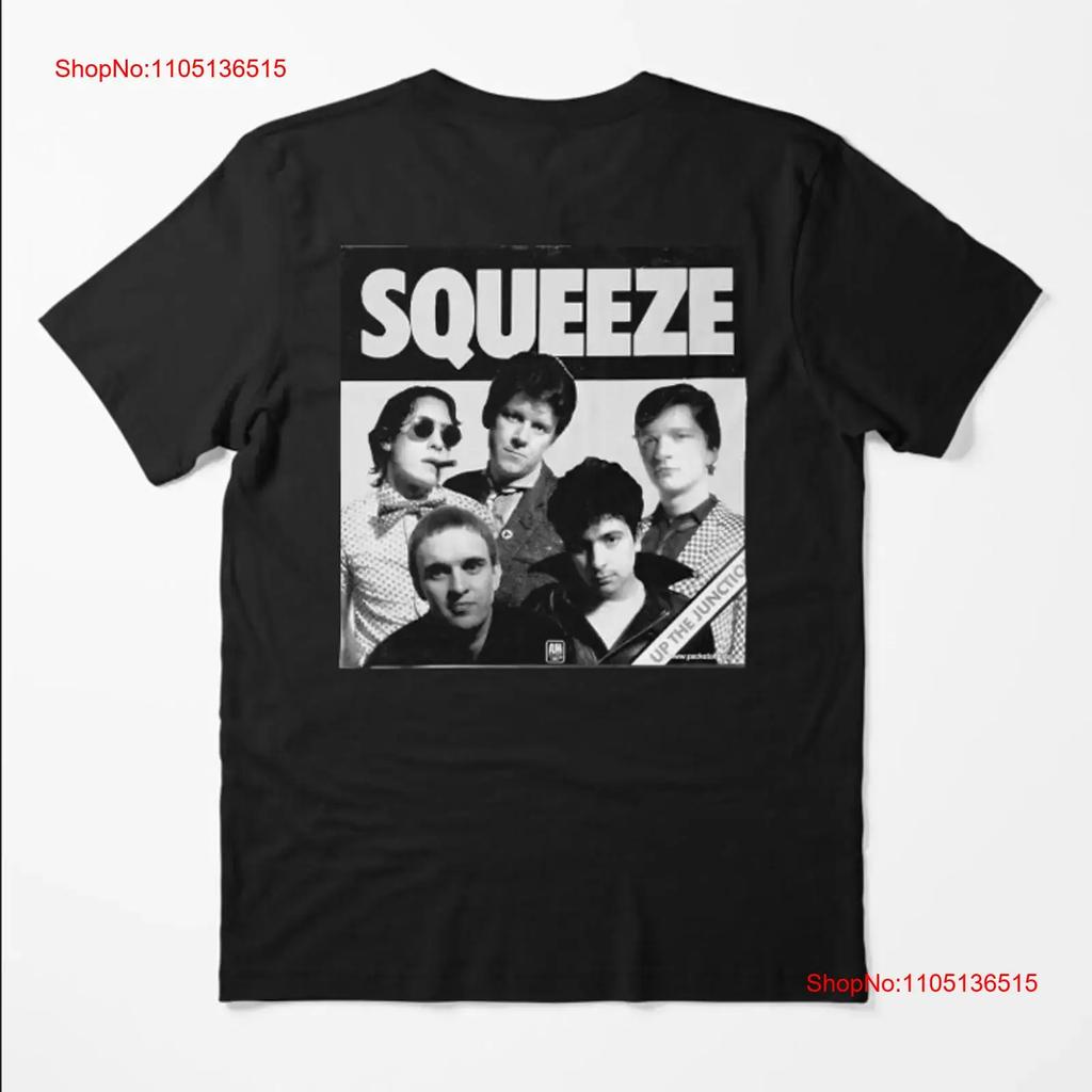 Squeeze Band T Shirt Cotton S 234XL vintage Washed Stylish Comfortable graphic streetwear Slightly Unisex Stretched homme Soft