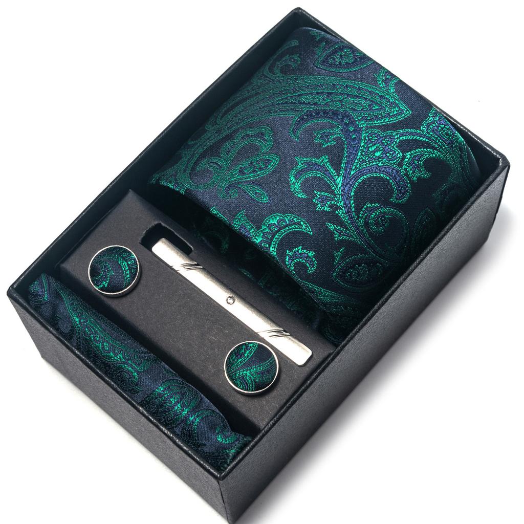 1200-Pin Men'S Tie Net Color Gift Box Tie Set Group Business Dress Wedding Tie Factory