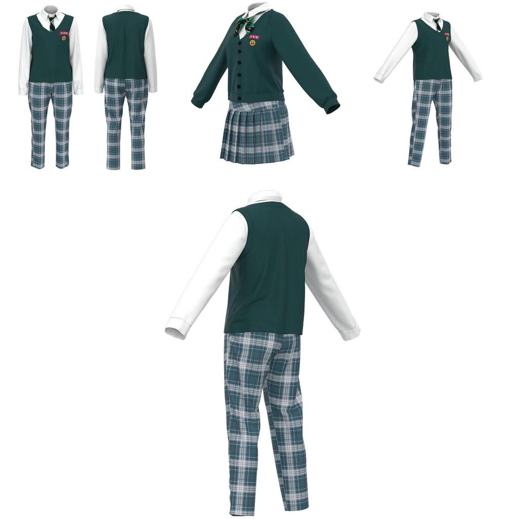 Anime-inspired All Of Us Are Dead Cosplay Costume For Fans Men And Women School Uniform Outfit