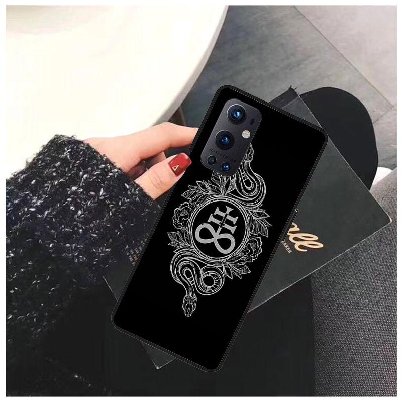 Pro OnePlus Nord N10 N100 CE 5G Pouzdro Pentagram 666 Démonické Satanistické Pouzdra pro One Plus 6 5T 6T 7T 8T 8PRO 9PRO Kryt na Telefon Coque