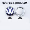 For VW 56/60/65/70/76mm 4PCS Car Wheel Hub Cap Badge TFBC-Y207 for VW Jetta MK5 Golf Passat Santana Beetle CC Wheel Center Caps ES1