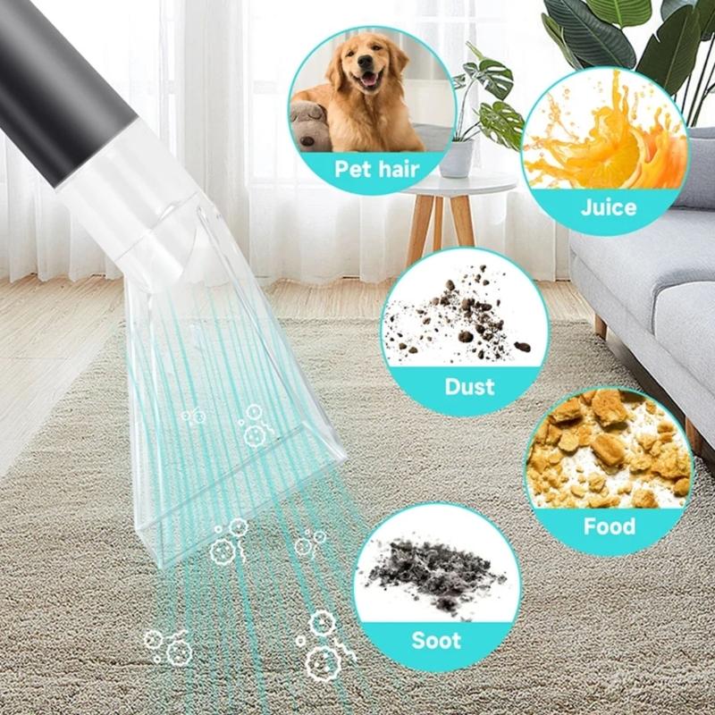 Wet Dry Vacuum Accessory Set Compact Design Suitable for Carpet Cleaning Upholstery Maintenance and Vehicle Detailing