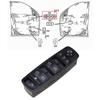 Black Car Door Window Master Control Switch Panel Interior Accessories for Mercedes-Benz R-Class W251 2006-2015