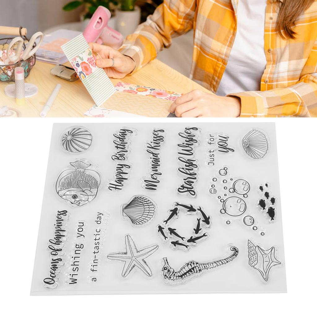 Clear Stamps Paste Repeatedly Clear Imprint  Production  Card Making Stamps for Photo Album In