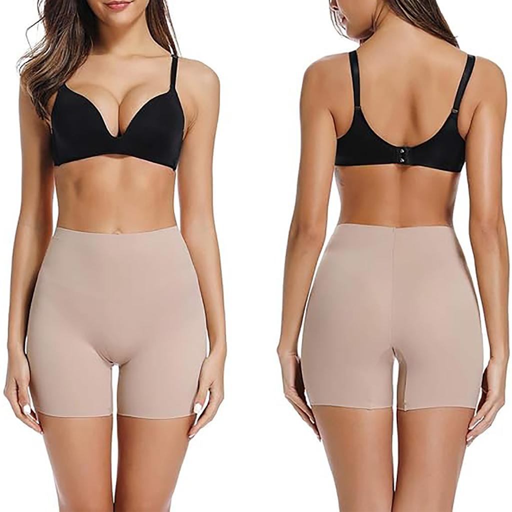 Dámské bezešvé tvarující chlapecké šortky Kalhotky Spodní prádlo s kontrolou bříška Zeštíhlující tvarované šortky Šortky s vysokým pasem pod šaty
