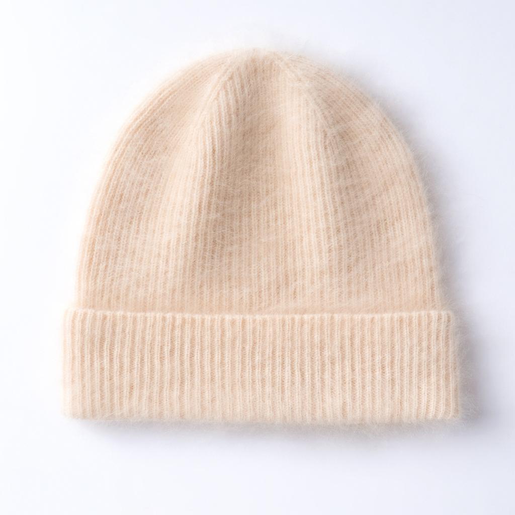 Cashmere brushed hat autumn and winter men's and women's knitted hats thermal bag head knitted hats new thermal hats