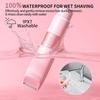 Bikini Trimmer for Women - 2 in 1 Painless Electric Razors for Women, IPX7 Waterproof Rechargeable LED Dual Head Electric Shaver for Lady Bikini