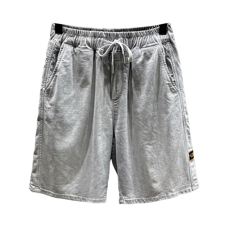 Летние мужские короткие джинсы — фото 4