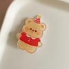 Cartoon Glitter Clip Heart Hair Clip with Butter Bear Girls Headdress Bear