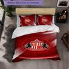 Biancheria da letto a tema Sunderland Set 3 pezzi Copripiumino Biancheria da letto decorativa per camera da adolescente Decorazione per la casa