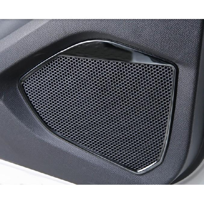 Car Accessories for Peugeot 3008 5008 GT 2017-2022 Stainless Steel Interior Door Speaker Cover Trim 4pcs