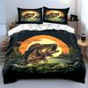 Fishing Gear Set Outdoor Collection Multiple Sizes Kid'S And Adults' Bedroom Exquisite 3Pc Bedding Set, Gift